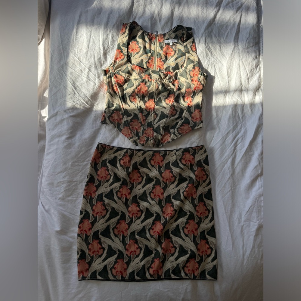 Miaou Corset and Skirt Set